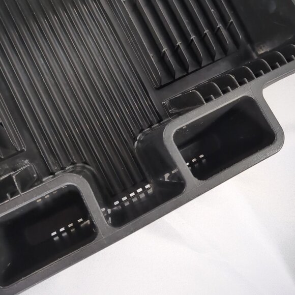 Rubbermaid 8354 Black Space Saver Drainer Drip Dish Drying Rack 1182 2015 13x18x - Picture 9 of 16